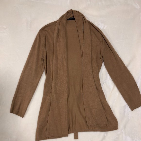 Zara || Beige Knit Sweater - Picture 5 of 8